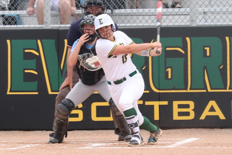 Evergreen infielder Macy Chamberlain is committed to Penn State.