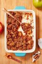 <p>Hobnobs are our genius secret weapon to make a fuss-free, lush crumble.</p><p>Get the <a href="https://www.delish.com/uk/cooking/recipes/a29220792/apple-crumble/" rel="nofollow noopener" target="_blank" data-ylk="slk:Hob Nob Toffee Apple Crumble;elm:context_link;itc:0;sec:content-canvas" class="link ">Hob Nob Toffee Apple Crumble</a> recipe.</p>