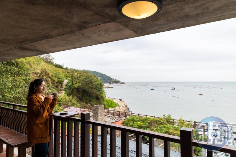 走出陽台，吹著海風眺望海景，遙想大航海時代。