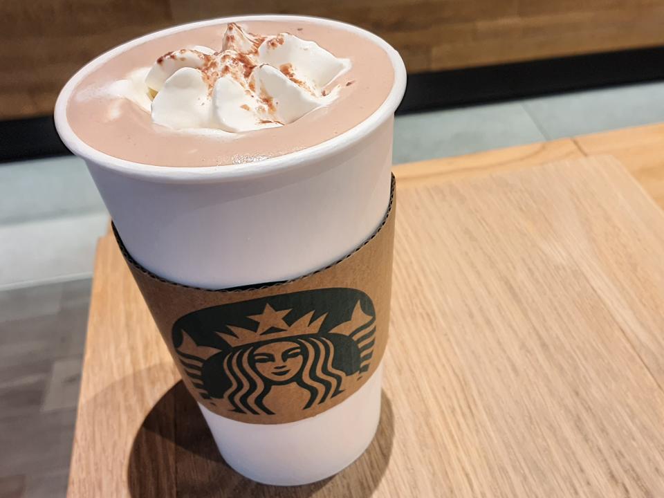 starbucks hot chocolate