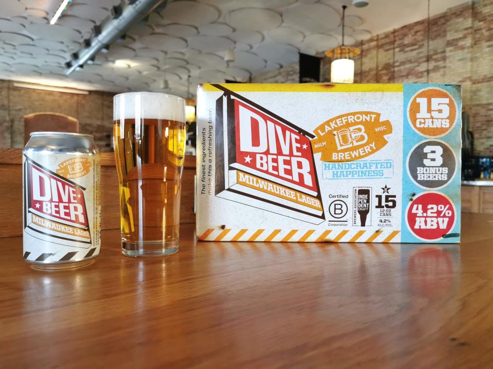 Dive Beer is a new lager from Lakefront Brewery.
