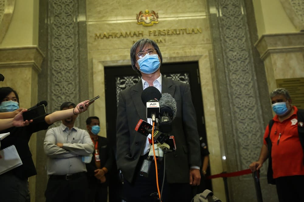 Last year, Malaysiakini editor-in-chief Steven Gan faced contempt of court charges over comments published on their websites criticising the judiciary. ― Picture by Yusof Mat Isa