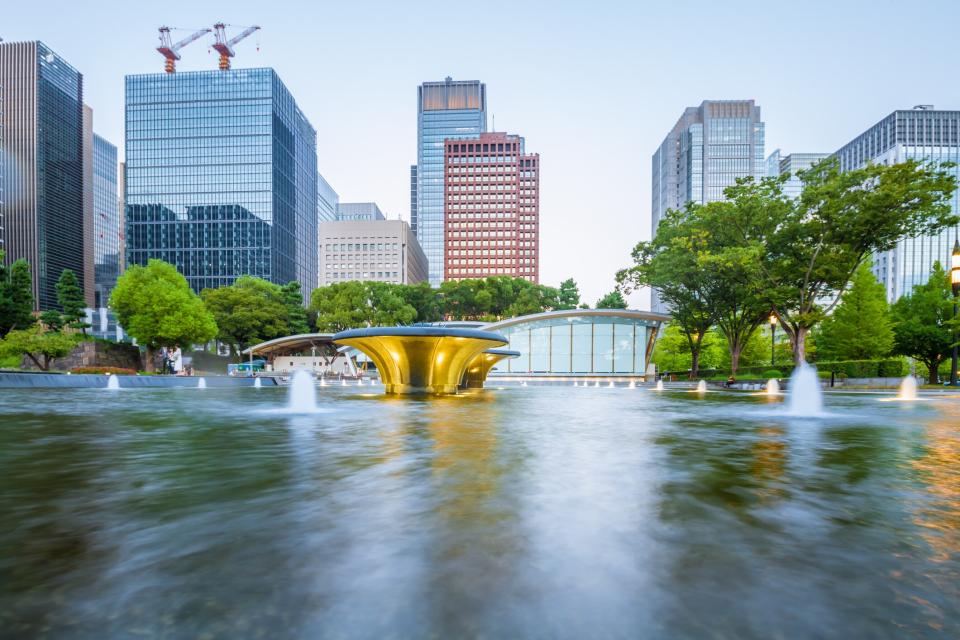 The Otemachi financial district - getty