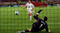 <p> The Miracle of Istanbul, as it must be legally referred to at all times, is European football&#x2019;s most implausible and engrossing clash. Liverpool were well-drilled and had talent, but this was a side with Djimi Traore at left-back &#x2013; in a team that had finished 37 points behind Chelsea that year. </p> <p> What set this apart was the sheer shock of the comeback. Paolo Maldini had netted from Milan&#x2019;s first attack, then Hernan Crespo added two more. Liverpool were being humiliated. </p> <p> But then something magical: an extraordinary rendition of&#xA0;You&#x2019;ll Never Walk Alone&#xA0;at the interval, and then the madness began: Didi Hamann marshalled Kaka, Steven Gerrard took control, and in six minutes &#x2013; thanks to Gerrard, Vladimir Smicer and Xabi Alonso &#x2013; Liverpool were level. And yet the adversity wasn&apos;t over: you can&apos;t forget Jerzy Dudek&#x2019;s point-blank save to deny&#xA0;Shevchenko, Gerrard&#x2019;s demonic drive and Jamie Carragher&#x2019;s cramp-ravaged warfare. </p> <p> Then came the shootout, where Dudek&#x2019;s spaghetti-leg nostalgia &#x2013; and his saving of that&#xA0;final spot-kick at 12.29am local time &#x2013; earned Liverpool their fifth European&#xA0;Cup. The Champions League&apos;s greatest ever game. </p>