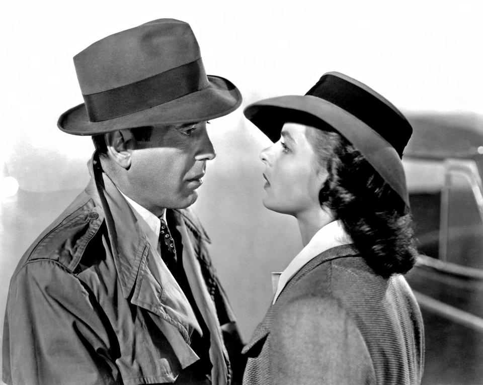 Humphrey Bogart and Ingrid Bergman in ‘Casablanca,’ 1942