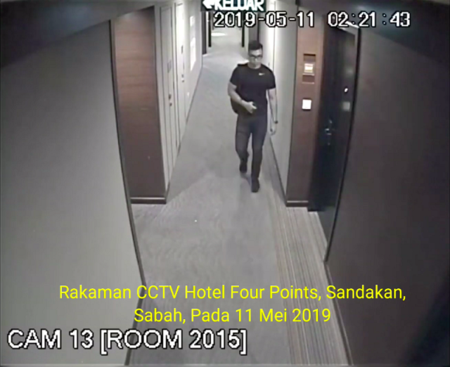 CCTV footage from Sandakan hotel in PKR sex scandal leaked pic