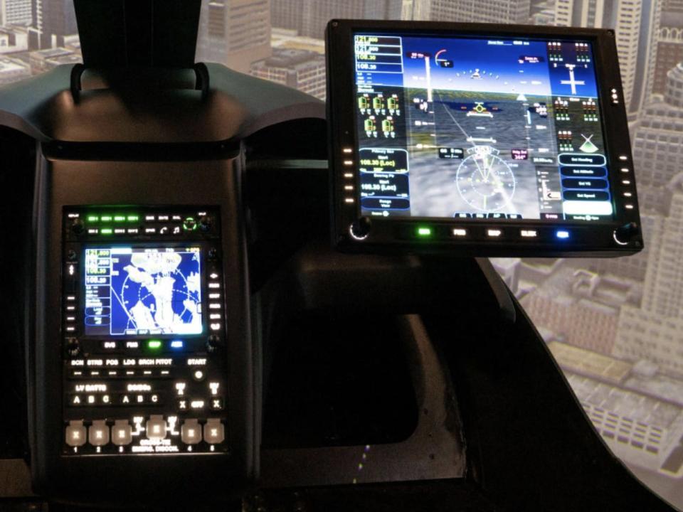 The cockpit of one of BETA Technology's EVAs.