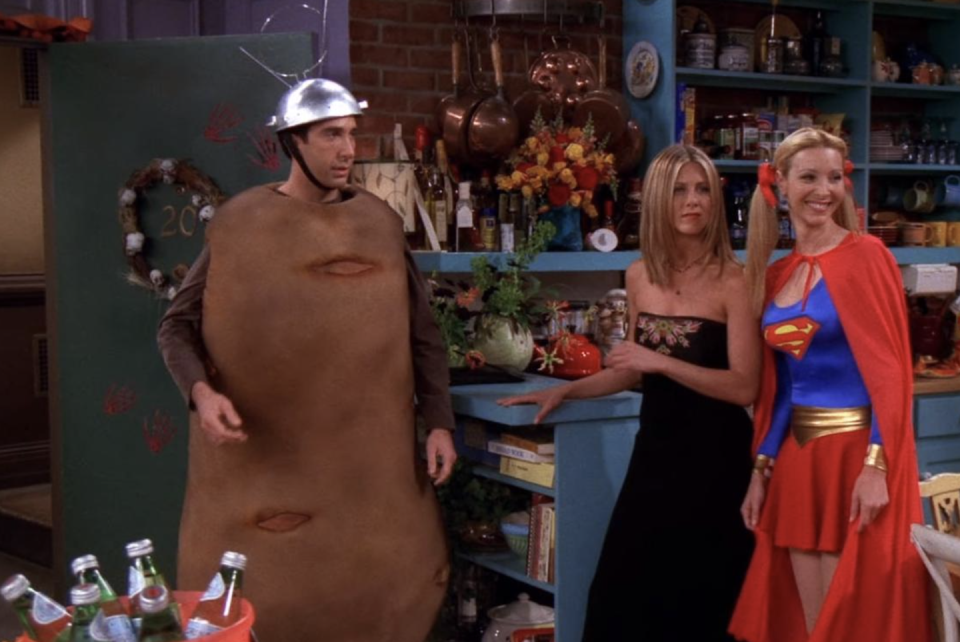 3) "The One with the Halloween Party," Friends