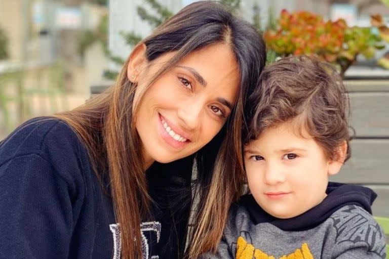 Anto Roccuzzo compartió una tierna foto de Ciro Messi y se llevó los elogios de todos sus seguidores