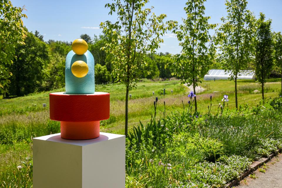 "CHIAOZZA: A Sculpture Exhibition"  at  New England Botanic Garden at Tower Hill in Boylston will run until October 15.