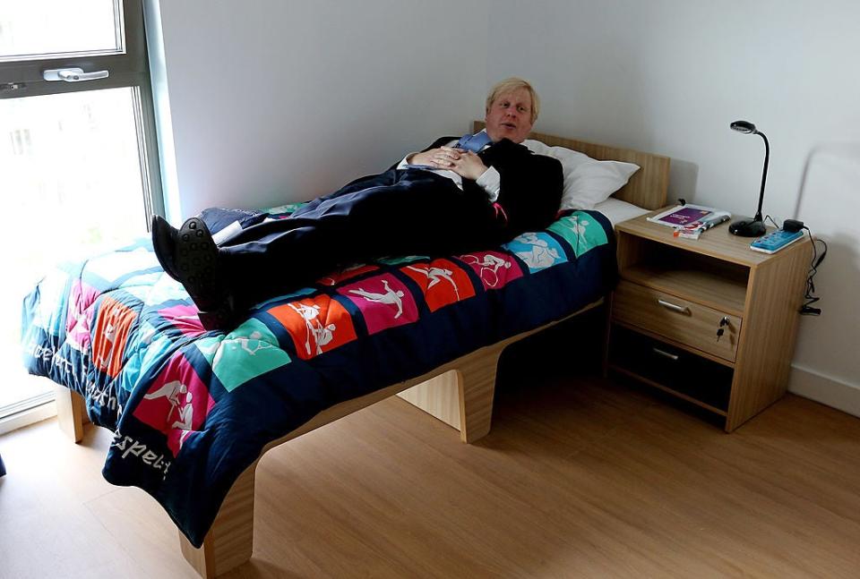 Boris Johnson, pictured here at the Olympic Village in 2012, thrives on chaos. So what happens when things calm down again? (Getty)