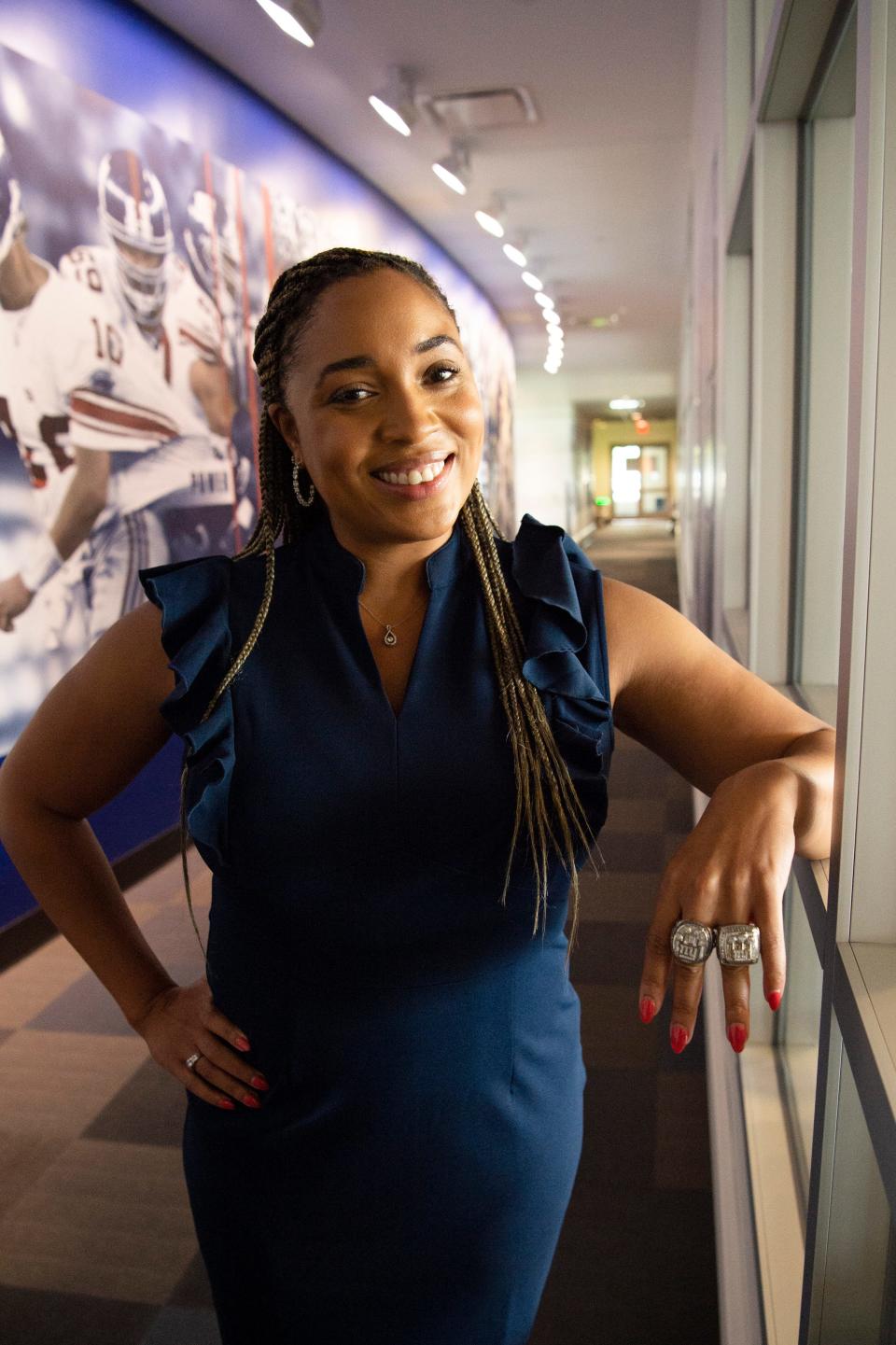 Ashley Lynn is the Director of Player Engagement at the New York Giants. Lynn helps both rookies and retiring players transitioning to their new lives.