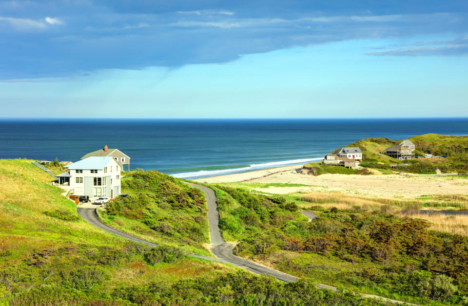 Houses by the ocean