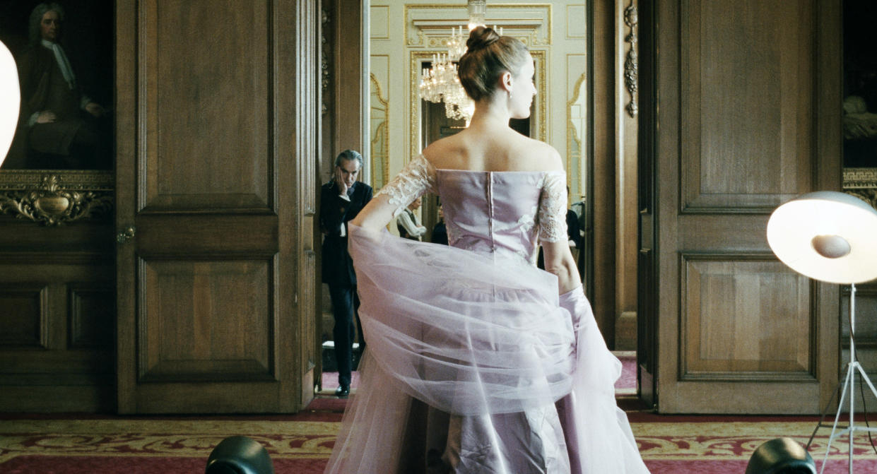 Daniel Day-Lewis and Vicky Krieps in the Oscar-nominated <em>Phantom Thread.</em> (Photo: Focus Features /Courtesy Everett Collection)