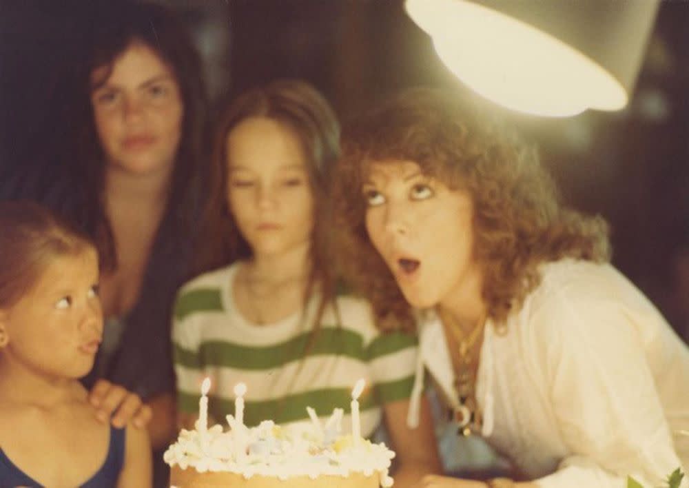 Courtney Wagner, family friend Rachel Mann, Natasha Gregson Wagner and Natalie Wood on July 20, 1981