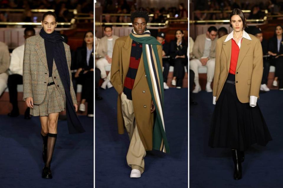 True to form, Hilfiger’s collection showcased gorgeous renderings of classic patterns and silhouettes.