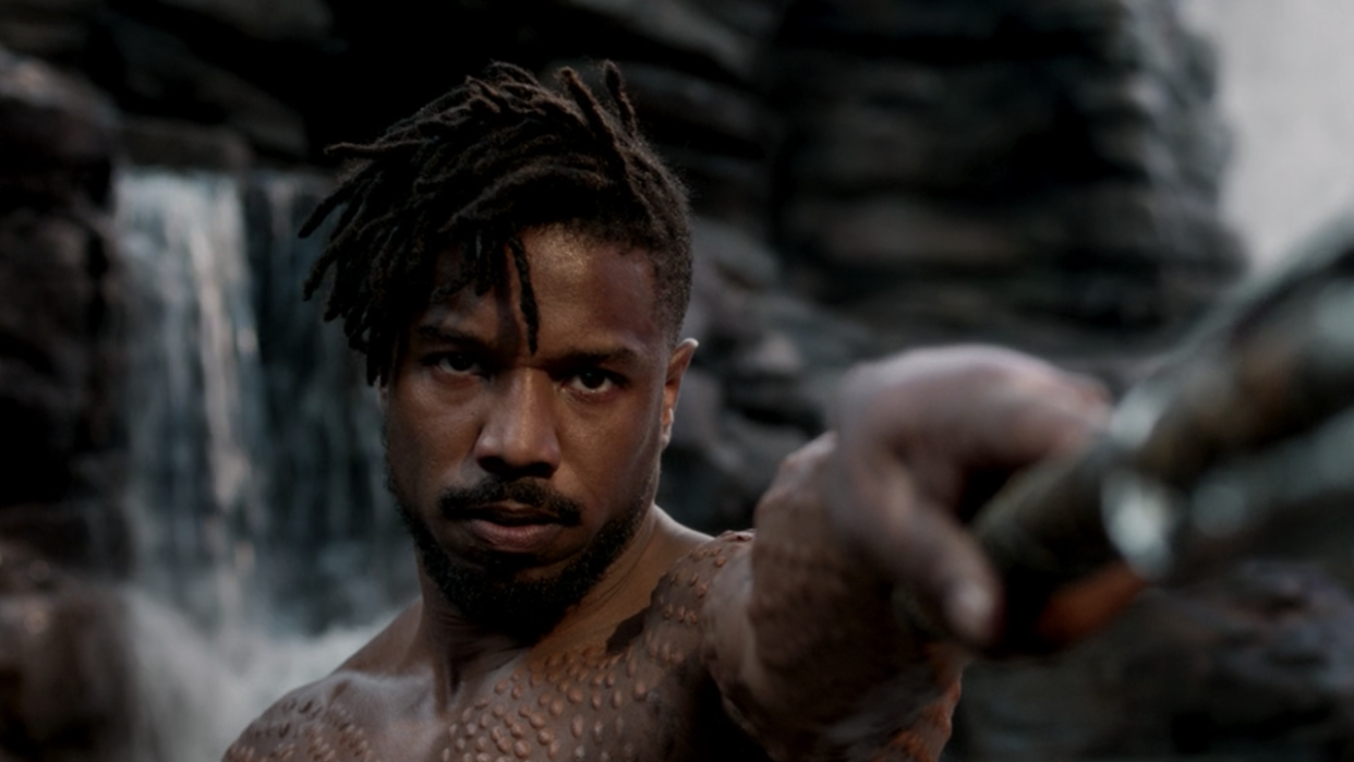  Michael B. Jordan as Killmonger in Black Panther. 