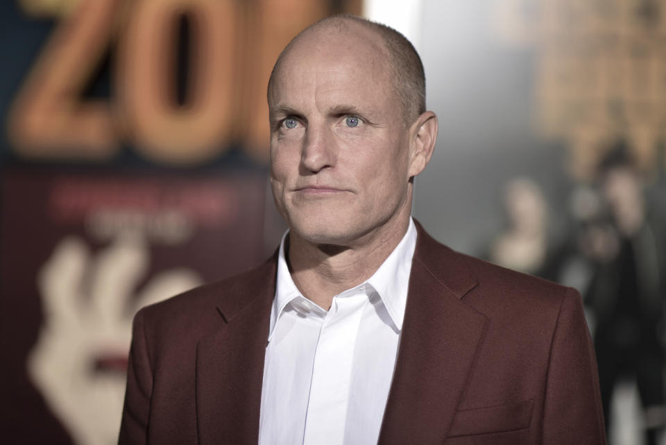 Woody Harrelson attends the LA Premiere of "Zombieland: Double Tap" at the Regency Village Theatre on Thursday, Oct. 10, 2019, in Los Angeles. (Photo by Richard Shotwell/Invision/AP)