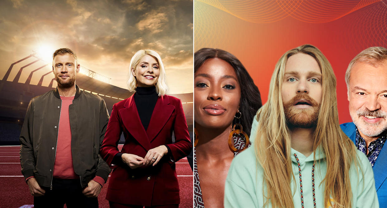 The Games and Eurovision are in this weekend&#39;s TV highlights. (ITV/BBC)