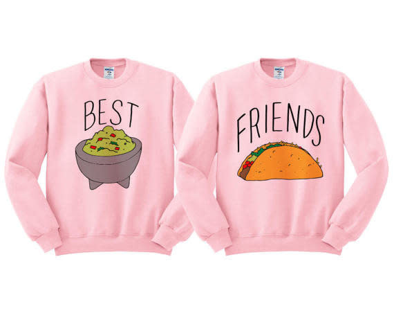 <a href="https://www.etsy.com/listing/520109867/best-friends-guac-and-taco-crewneck-duo" target="_blank">Shop them here</a>.&nbsp;