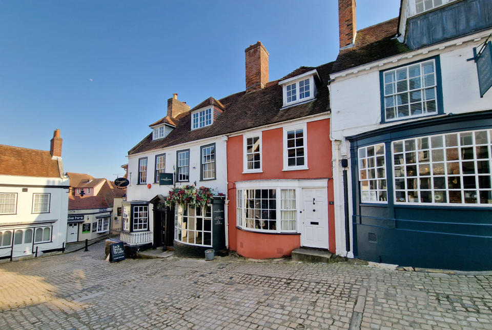 a painted house in Lymington