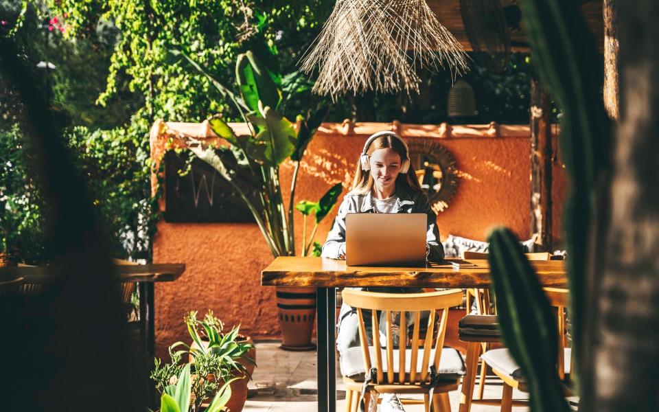 Digital nomad in Bali - Getty/Moment RF