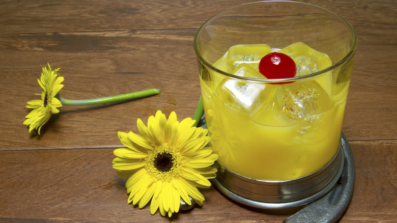 Black-eyed Susan cocktail