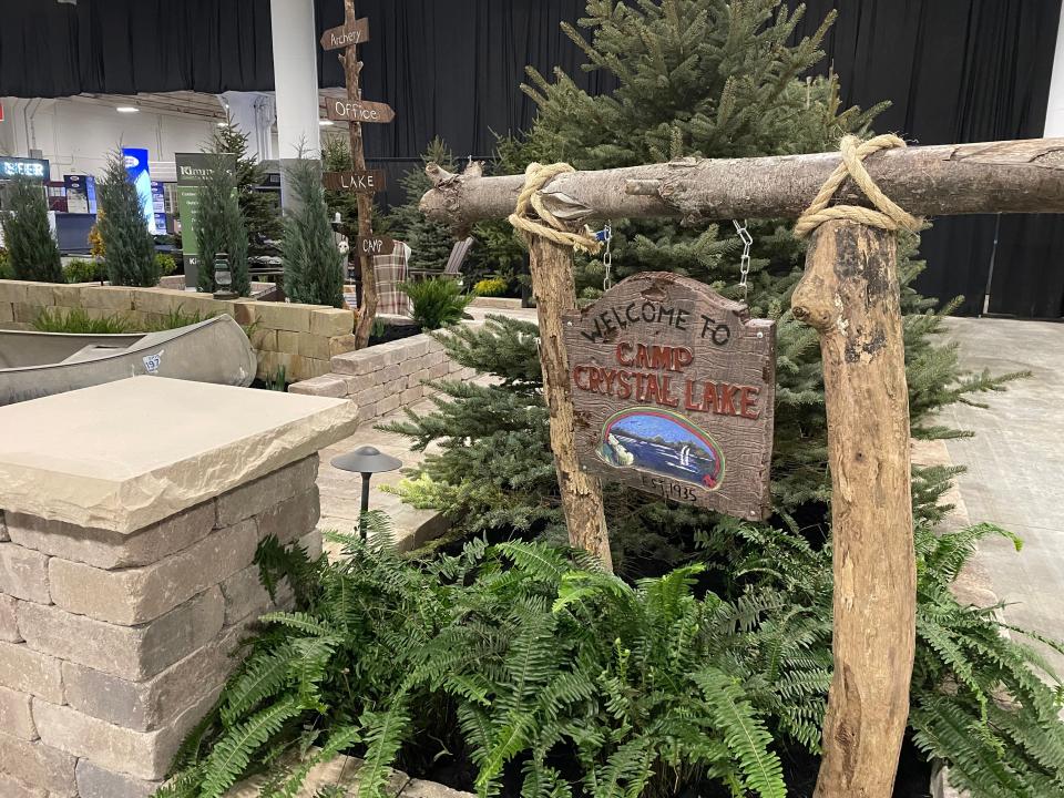 Kimmell's Premier Landscape of Wooster used "Friday the 13th" as inspiration for its showcase garden at the Great Big Home + Garden Show garden in Cleveland.