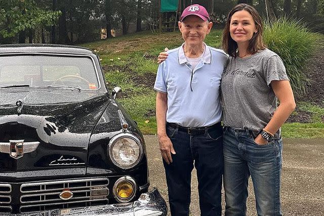 <p>Jennifer Garner/Instagram</p> Jennifer Garner and her dad William.