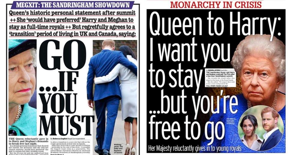 Harry and Meghan: How the papers reacted (scroll for more pictures)