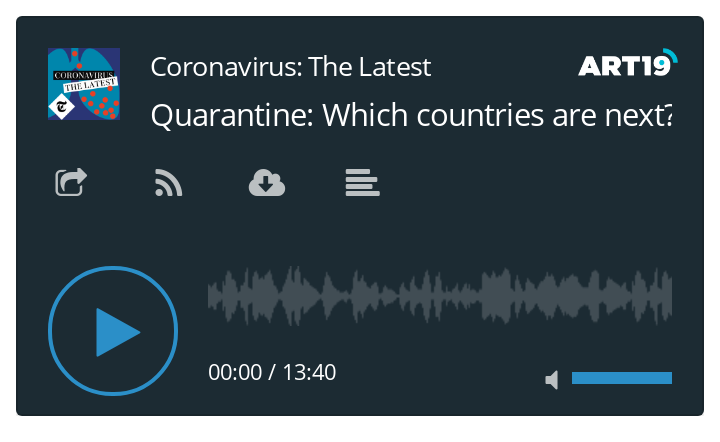 Coronavirus podcast - Quarantine: Which countries are next? 14/08/20 (doesn't autoupdate)