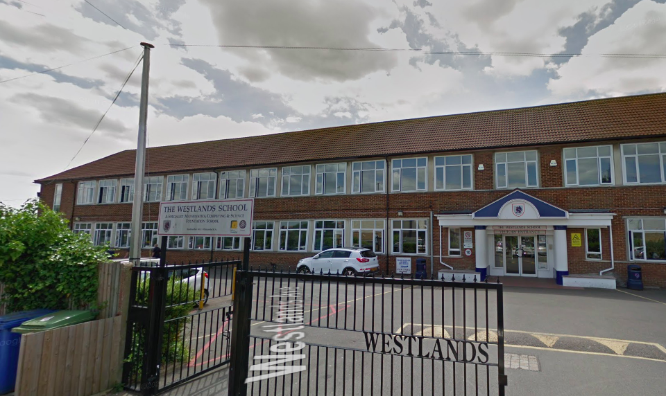 Westlands School in Sittingbourne, Kent, has said it would review its policy on uniform. (Google)