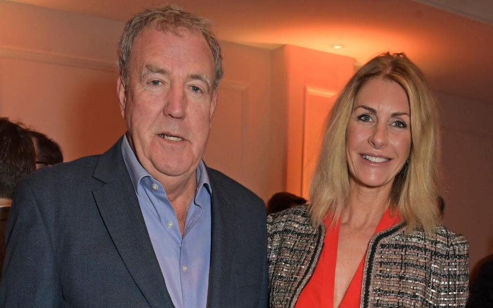 Jeremy Clarkson and Lisa Hogan attend the GQ Car Awards 2020 -  David M. Benett/Getty