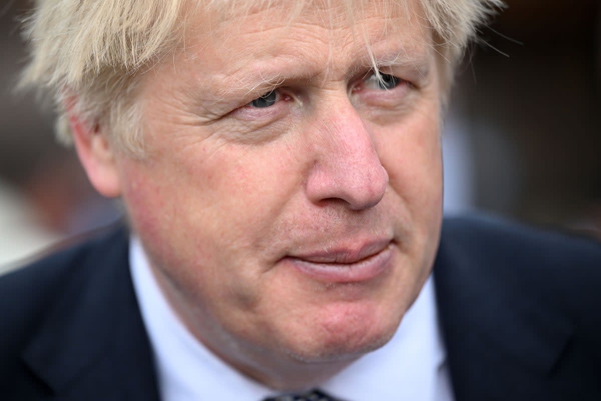 Conservative former prime minister Boris Johnson (Oli Scarff/PA) (PA Wire)