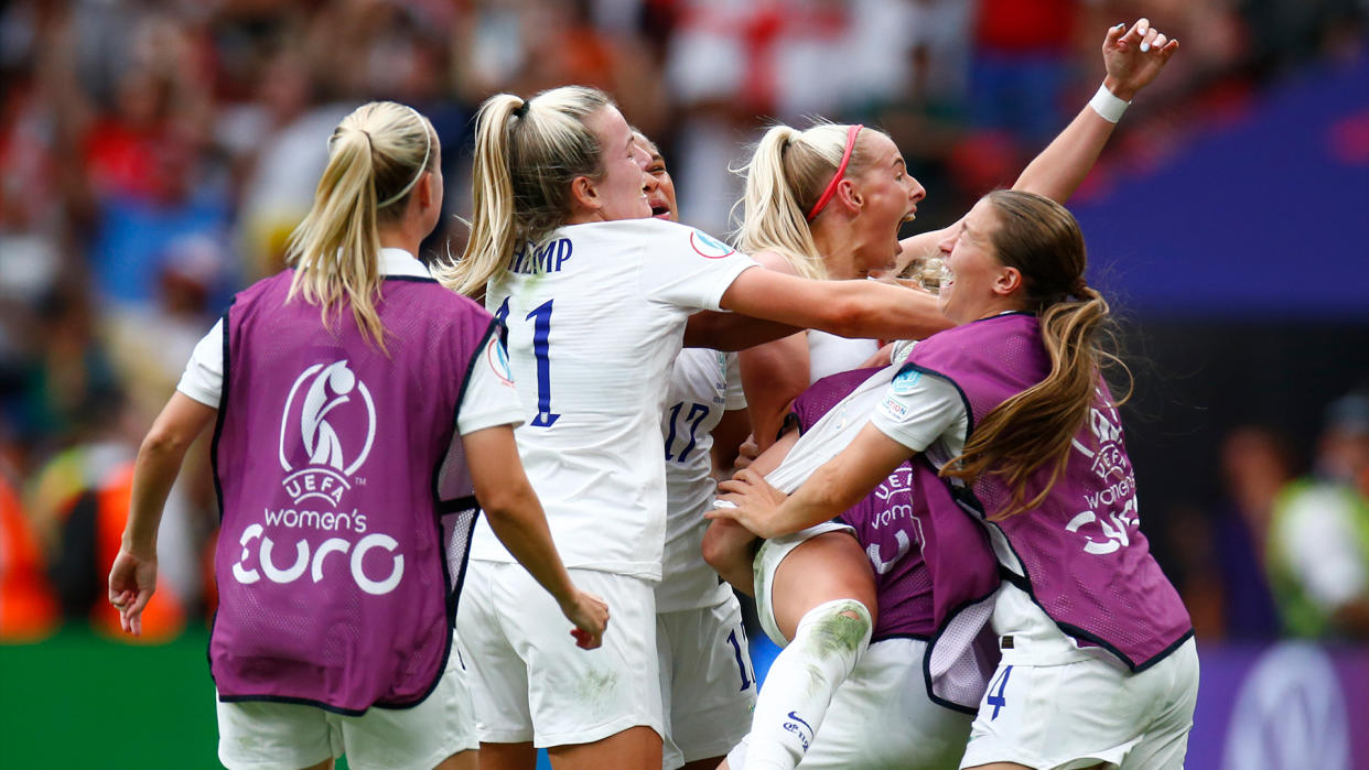  England Women's football team. 