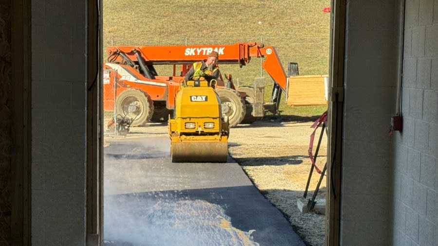 Renovations at LMCU Ballpark on March 29, 2024.