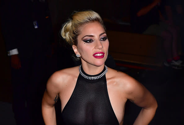 <p>Gaga’s fans went gaga at Chicago artist Rebecca Francescatti and sent her death threats when she accused the pop star of stealing notes and melody from her 1999 song ‘Juda’ for her song ‘Judas’. The case was dismissed. (Getty Images) </p>