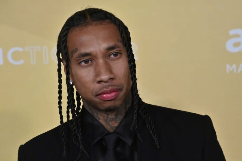 Tyga attends the amfAR Gala Los Angeles in November. File Photo by Jim Ruymen/UPI