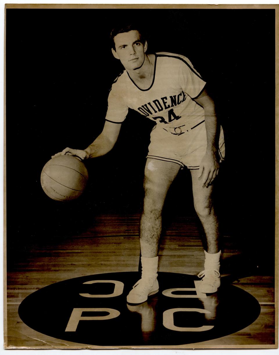 Johnny Egan helped Providence to a 68-17 record during his three years in uniform, falling to Bradley in the 1960 NIT final before winning it the next year.