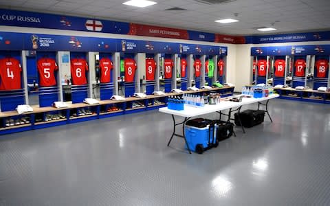 england changing room - Credit: FIFA