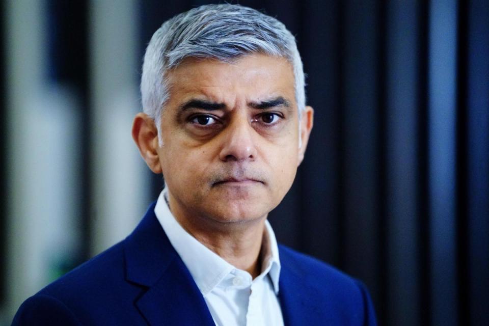 London Mayor Sadiq Khan (PA Wire)