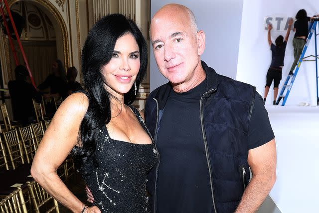 <p>Paul Morigi/Getty</p> Lauren Sánchez and Jeff Bezos