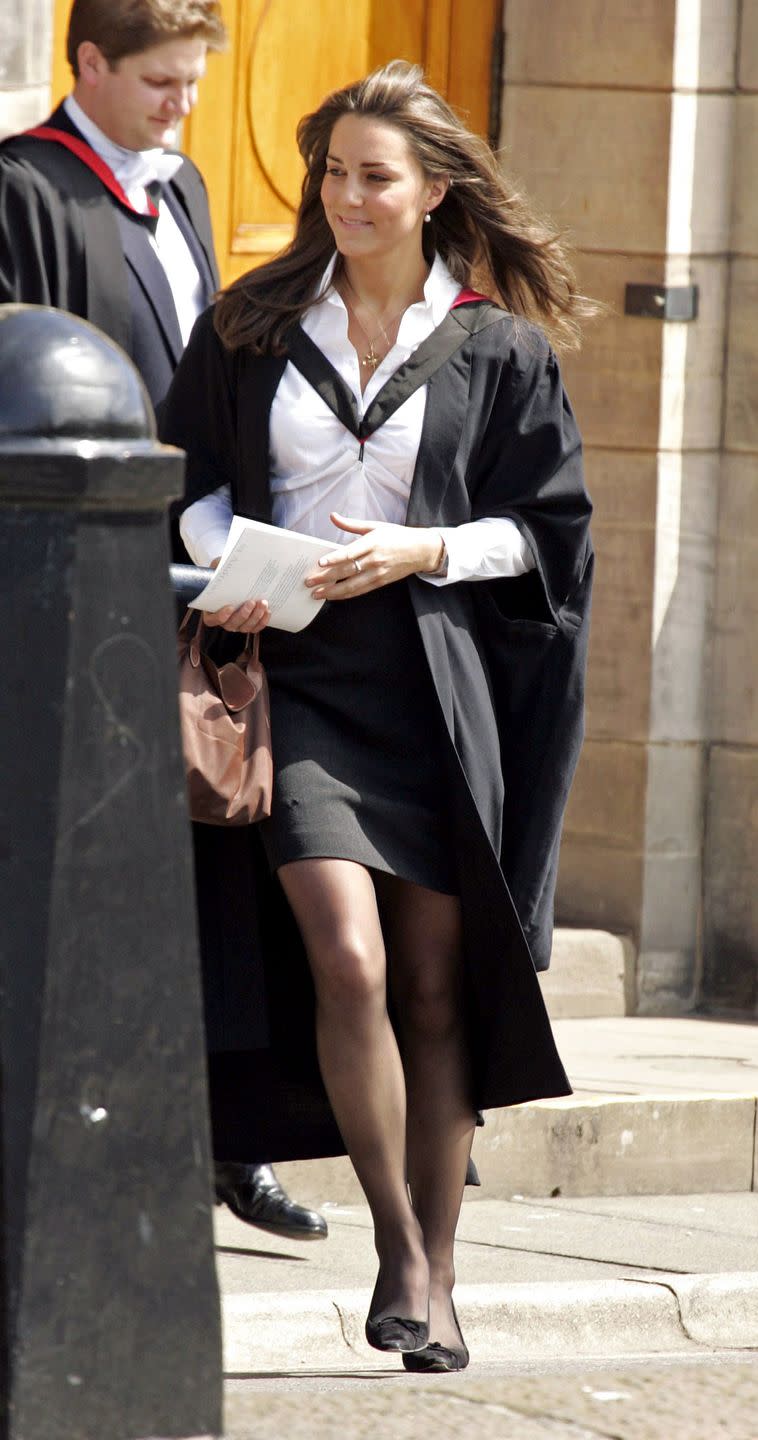 At her University graduation, 2005