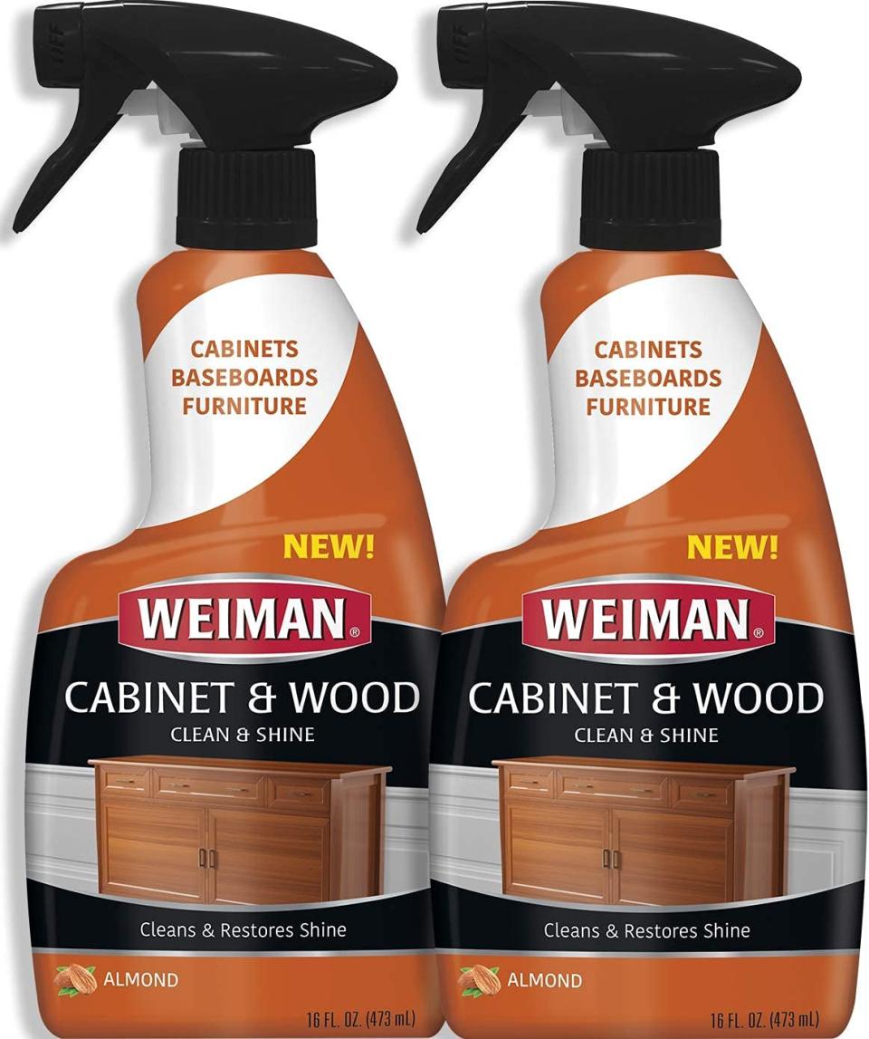 weiman furniture polish & wood cleaner spray, how to clean wood furniture