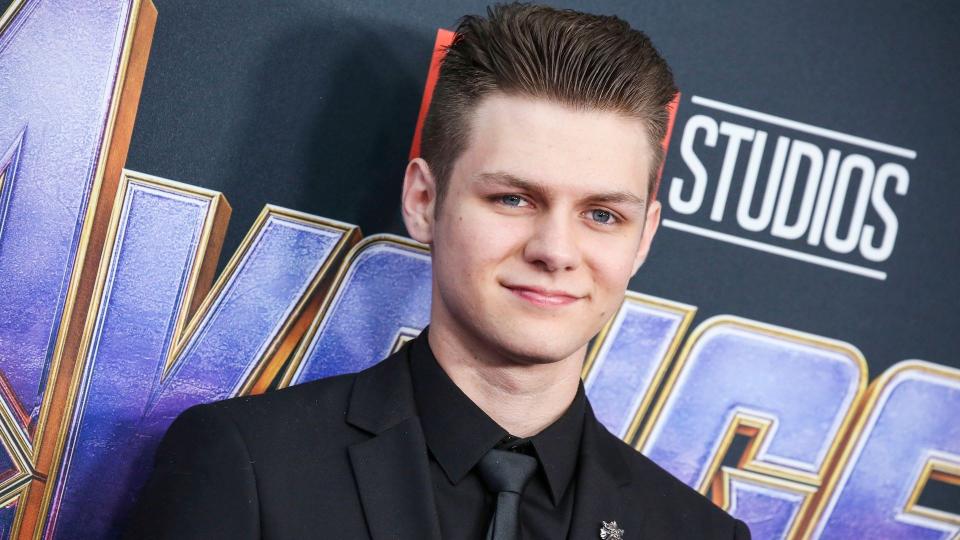 Mandatory Credit: Photo by Matt Baron/Shutterstock (10216456ns)Ty Simpkins'Avengers: Endgame' Film Premiere, Arrivals, LA Convention Center, Los Angeles, USA - 22 Apr 2019.