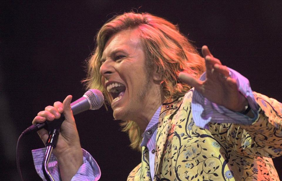 Lauren Laverne recalled the one time she got to see David Bowie perform live when he played his iconic Glastonbury set in 2000 (PA Archive)