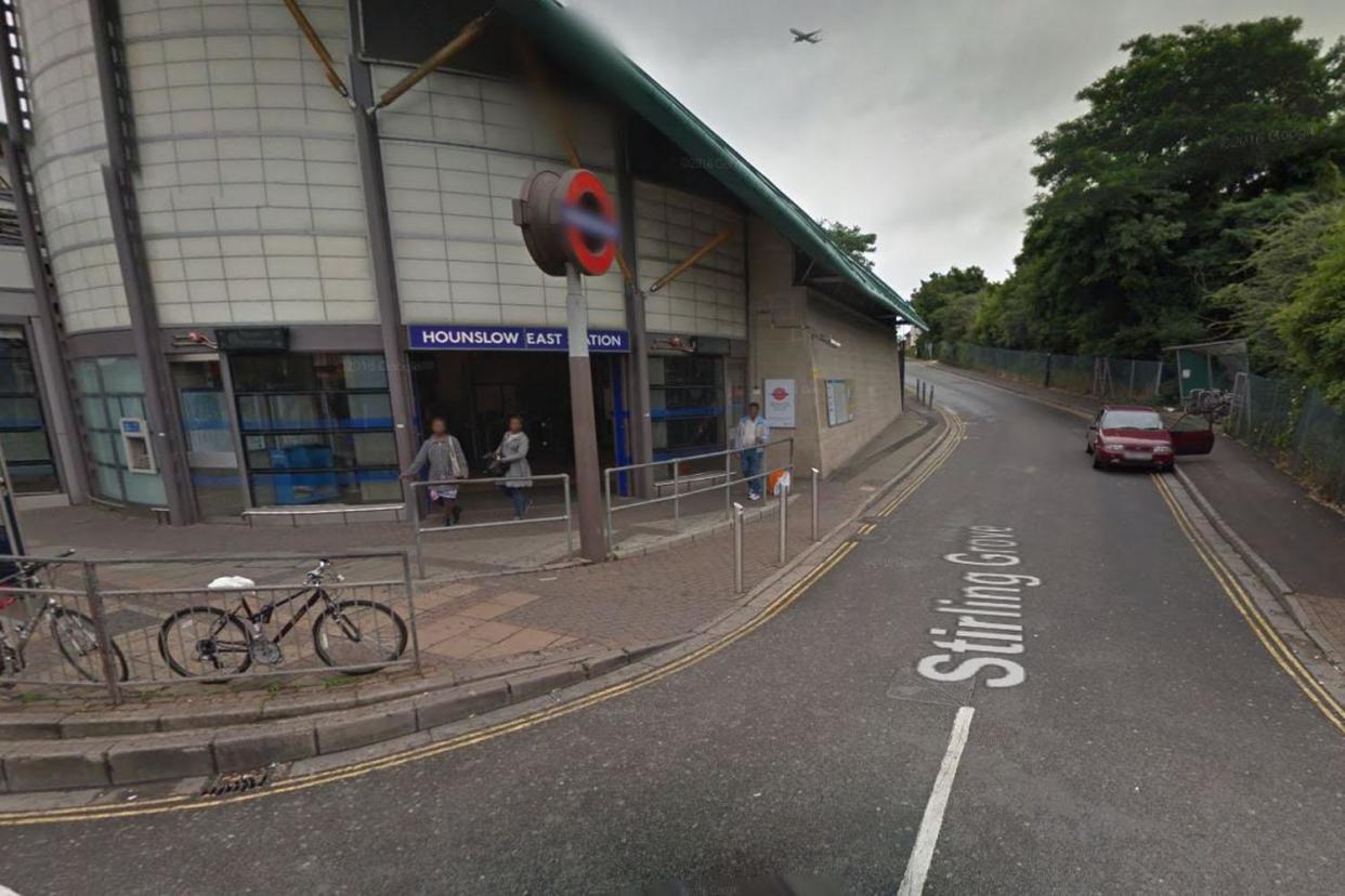 Fatality: A man has died after being struck by a Piccadilly Line Tube at Hounslow East: Google maps