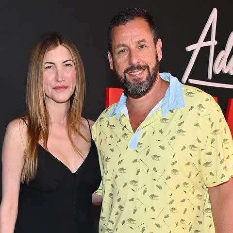 <p>Roy Rochlin/Getty</p> Jackie Sandler and Adam Sandler