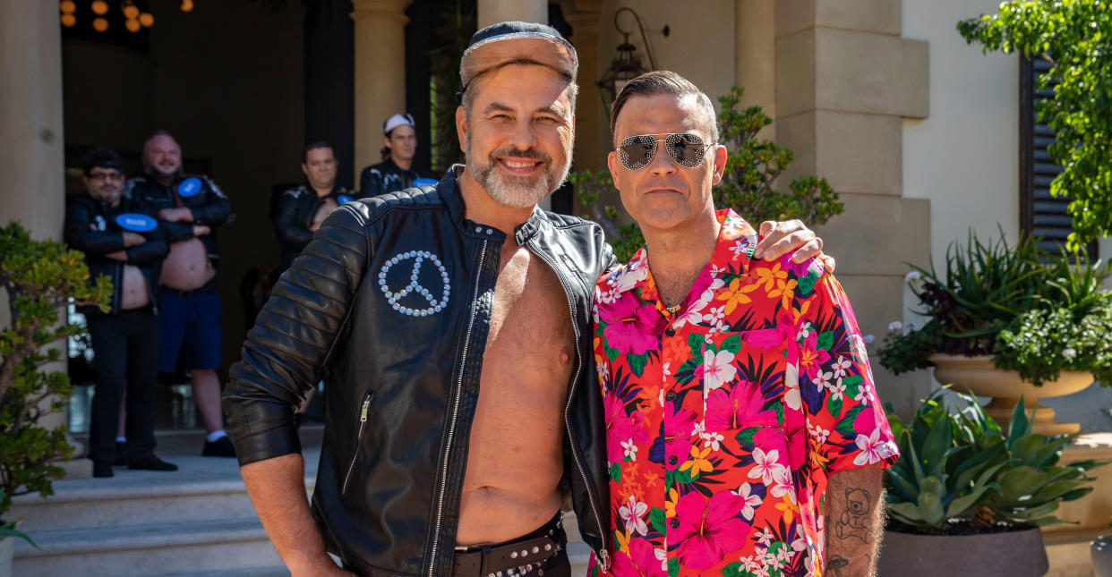 David Walliams and Robbie Williams were quite the jokes on tonight’s ‘X Factor’ ITV Pictures