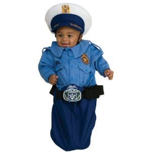 Just a heads up, adorable baby, you're not allowed to wear aviator sunglasses with that costume. (via amazon.com)